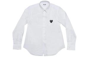 CDG Play Рубашка SS24 Unisex White