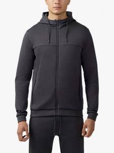 Скаба худи с длинным рукавом на молнии Castore, Gunmetal