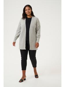 Кардиган KAFFE curve, серый меланж