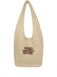 Пляжная сумка K/Autograph Karl Lagerfeld, бежевый