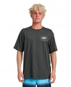 Мужская желтая футболка Quiksilver Finner Quiksilver Waterman, Phantom