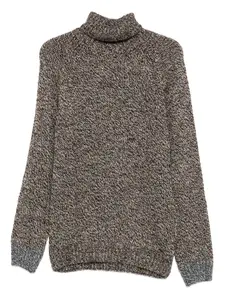 Свитер с воротником-гольф Daniele Alessandrini, коричневый