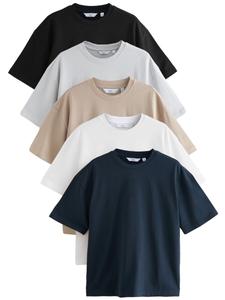 Рубашка Next, цвет Camel/Navy/Light grey/Black/White