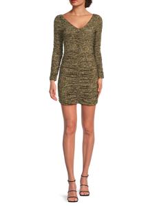 Мини-платье с цветочным принтом и сборками Time Again Third Form, цвет Floral