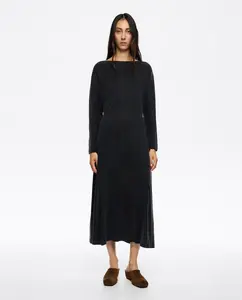 Платье из купро, кроя А Bimba y Lola, черный