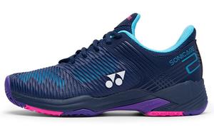 Теннисные туфли унисекс с низким верхом темно-синего фиолетового цвета Yonex