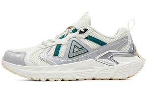 Кроссовки мужские с низким верхом, цвет белый/зеленый Peak