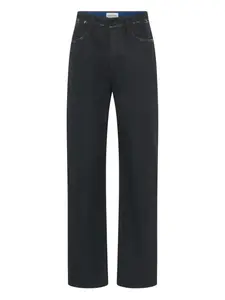 Джинсы с восковым покрытием Moon Marine Serre, черный