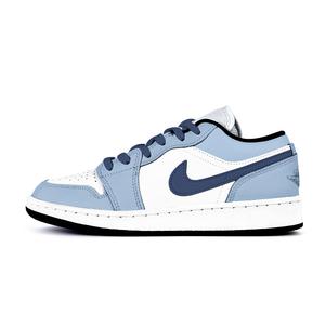 Баскетбольные кроссовки Air 1 LOW с амортизацией и износостойкостью для детей и подростков Jordan, синий