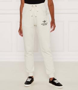 Спортивные брюки Aeronautica Militare Regular Fit, экрю