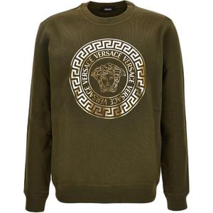 VERSACE Оливковый зеленый свитшот Men's Olive Green