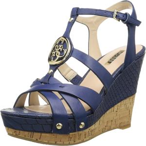 GUESS женские сандалии на платформе, Blue