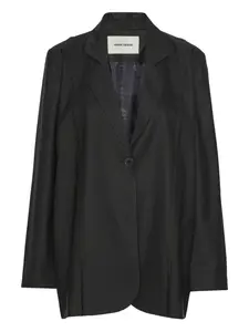 Пиджак с лацканами и застежкой на пуговицы Henrik Vibskov, черный