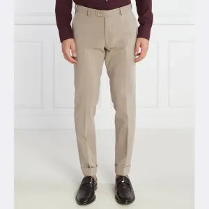 Denz брюки узкого кроя с подворотами Oscar Jacobson, бежевый