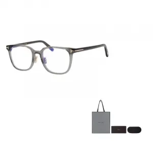 TOM FORD Квадратная оправа для очков унисекс серого цвета, Transparent Gray
