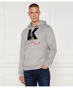 Толстовка Regular fit Karl Lagerfeld, серый