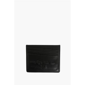 MM11 Кожаный держатель карт с тиснеными деталями Maison Margiela, Black