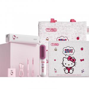 Утюжок для выпрямления волос щетка плойка подарочный набор, беспроводной портативный, уход за волосами с отрицательными ионами HC122 TYMO