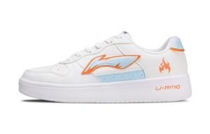 Понтонные лодки устойчивые к истиранию, легкие и дышащие низкие кроссовки для скейтбординга men's LINING, белый