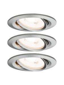 Встраиваемый светодиодный светильник с отражателем, монетный, 6,8 Вт, железный Paulmann