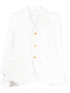 Comme des Garçons Homme Plus однобортный пиджак, белый