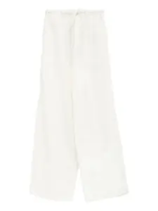 Прямые брюки на шнурке Baserange, белый