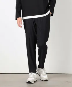 Зауженные брюки из трикотажа, напоминающего джинсовую ткань Comme Ca Ism, цвет Black