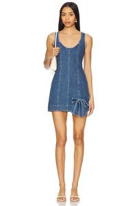 Платье с бантом Bridgeport Show Me Your Mumu, blue jean baby