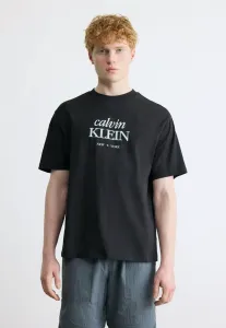 Футболка с принтом в виде ромбов Calvin Klein Jeans, Black