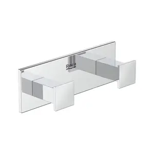 Двойная вешалка для ванной комнаты Hotels Square Roca, хром