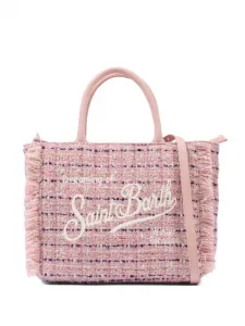 Сумка-тоут из твида Colette Mc2 Saint Barth, розовый