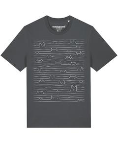 Рубашка Watapparel Doodle Cats, антрацит