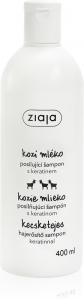 Энергетический шампунь с козьим молоком для сухих и поврежденных волос Ziaja, 400 мл