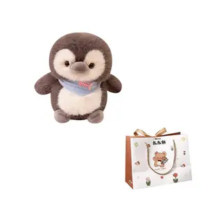 Милые плюшевые куклы с мультяшными животными высота 23см/28см Happy Fish