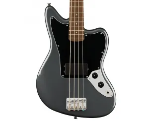 Бас-гитара Fender Squier серии Affinity Jaguar в цвете Charcoal Frost Metallic