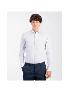 Рубашка Hackett London, цвет 8 uhr morgens – weiß/blau