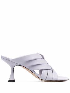 Wandler мюли с плетеными ремешками, фиолетовый