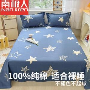 Antarctic Простыня 200х230 см из хлопка Синьцзян, цвет Shining brightly, с парой наволочек