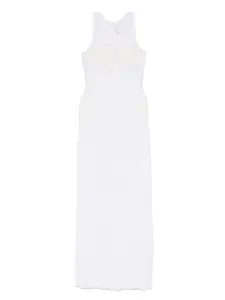 Платье макси Jean Paul Gaultier, белый