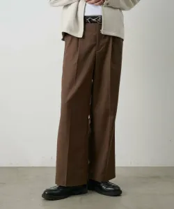 Комфортные широкие брюки из саржи Colony 2139, цвет Brown