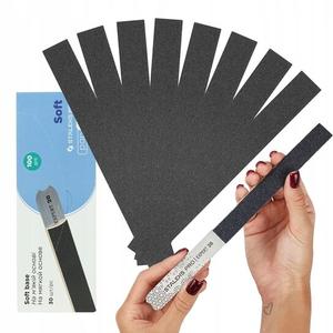 Сталекс, Эксперт, Набор сменных насадок ПапМам для прямой пилки на мягкой основе, зернистость 100, 30 шт., STALEKS