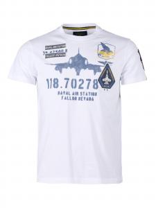 TOP GUN Футболка в белом цвете