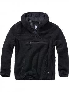 Brandit Рабочий пуловер из плюшевого флиса, черный