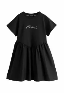 Платье из трикотажа с логотипом «шеврон» стандартного кроя Smallsaints, Black