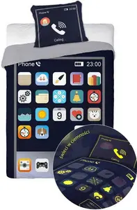 Постельное белье для детей и подростков 140х200см Смартфон FARO