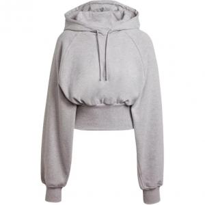 Фирменный кроп-худи от Stella McCartney с доставкой для участников AdiClub Adidas, серый