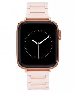 Женский румяный керамический браслет, совместимый с Apple Watch 42/44/45/Ultra/Ultra 2 Anne Klein
