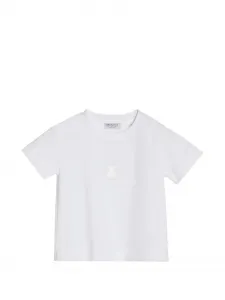 Футболка из хлопкового джерси Baby Bernie Brunello Cucinelli Kids, белый