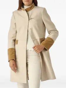 Однобортное пальто Fay, бежевый