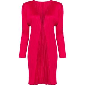 Плиссированный кардиган PLEATS PLEASE ISSEY MIYAKE, красный